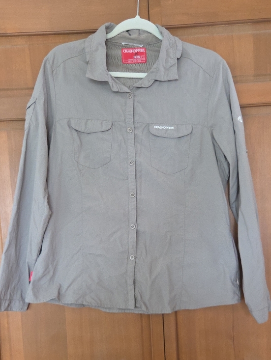 Craghoppers Tops - Craghoppers Women's Taupe Utility Shirt